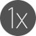 1X